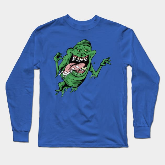 Slimer Long Sleeve T-Shirt by Black Snow Comics